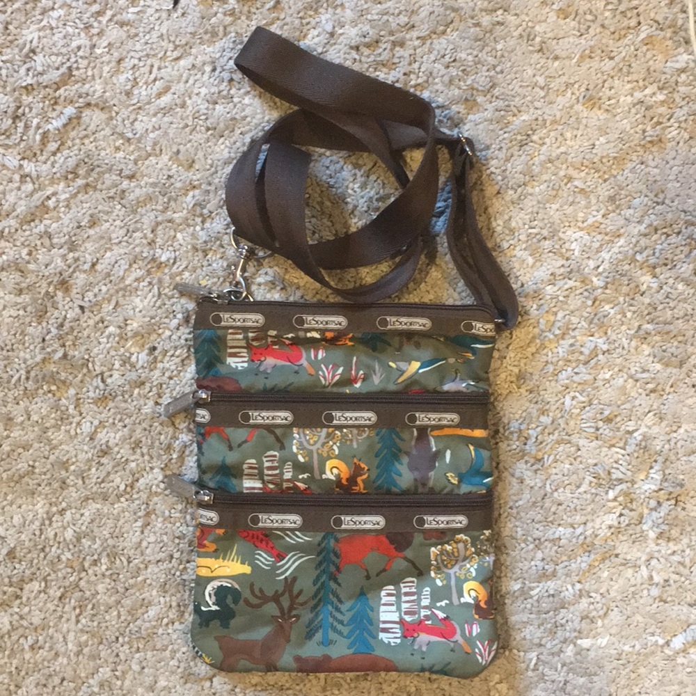 Lesportsac Forest Animal Printed Crossbody